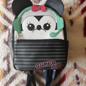 Disney Loungefly Minnie Mouse Gamer Girl Backpack